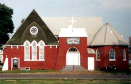 The first Word of Life Church building, located at 11th & Sycamore