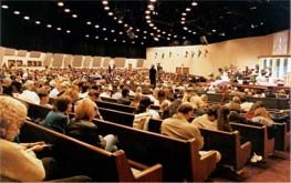 The current auditorium at WOLC